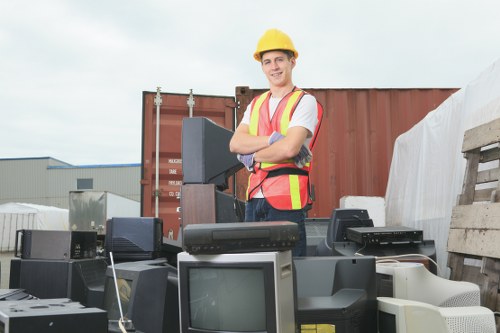 Modern machinery for waste clearance operations